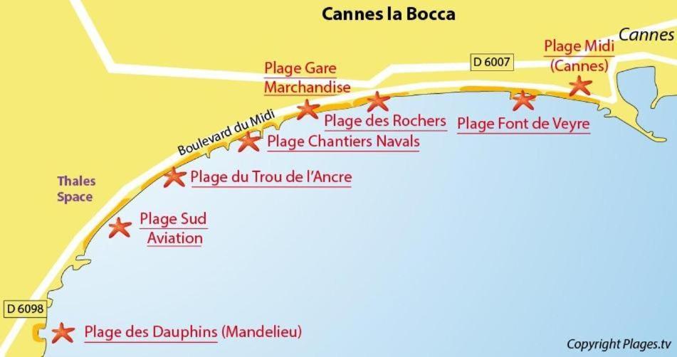 #Cannes Boccacabana Beach, Seafront, In Resid Pierre&Vacances 3 Stars エクステリア 写真